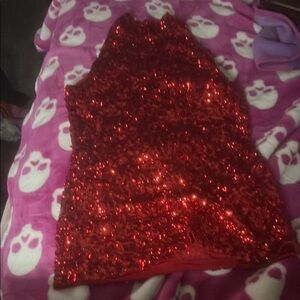 Red Sequin shirt